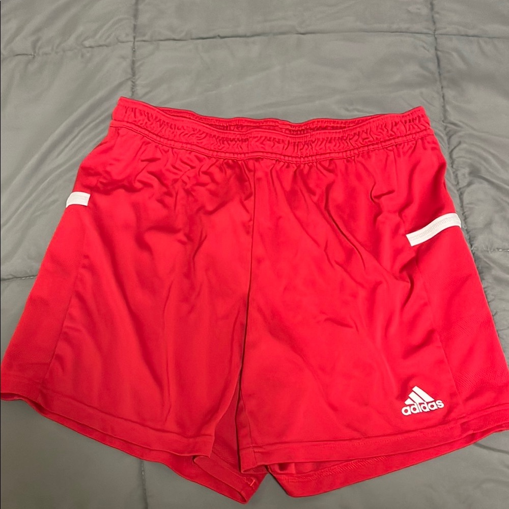 Adidas Red Athletic Shorts
